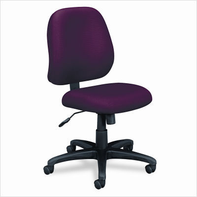 Hon VL625 series mid-back task chair burgundy fabric