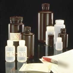 Nalge nunc packaging bottles, hdpe, with screw caps