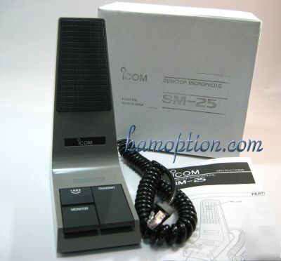 New icom sm-25 for ic-F1821/F5061/F520/F111/610/FR3000