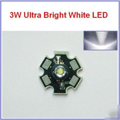 3W 3.4V ultra bright white led 120 lumens lamp 
