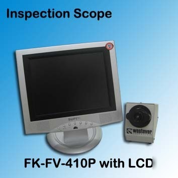 Fiber inspection scope with 10'' lcd, free shipping