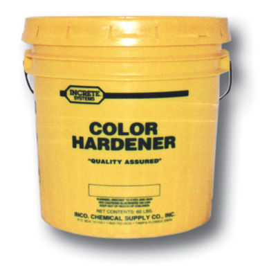 Increte concrete color hardener 60 lb. pail