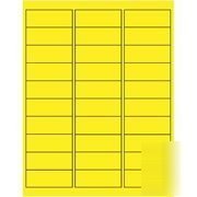 Quill 7-30993:laser labels;fluorescent yellow; 2 boxes
