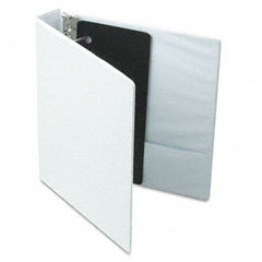 Slant-d ring clearvue binder with pockets, 1-1/2 capac