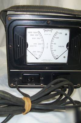 Triplett ac-dc watt/volt meter model 660(leather strap)
