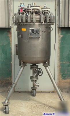 Used- dedietrich glass lined pressure receiver, 50 gall