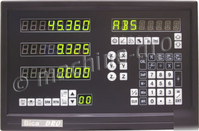 3 axis mill budget dro digital readout display console
