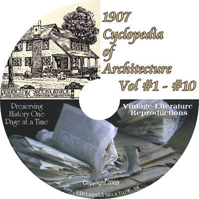 Cyclopedia of architecture & carpentry 1907 book on cd