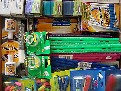 Office, gift wrap & others supplies inventory for sale