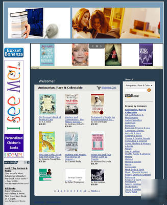 Profitable online bookstore website for sale 
