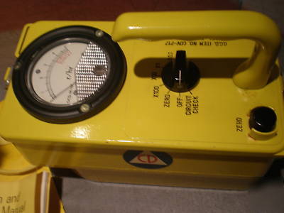 2 radiological survey meter v 717 & 715