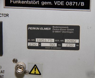Automatic sample processor perkin elmer iss 200 185175