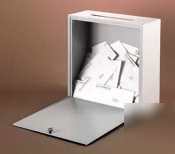 Buddy interoffice mail collection box 12IN x 3IN x
