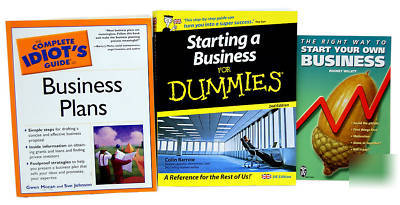 Complete start your own business 3 books collection set
