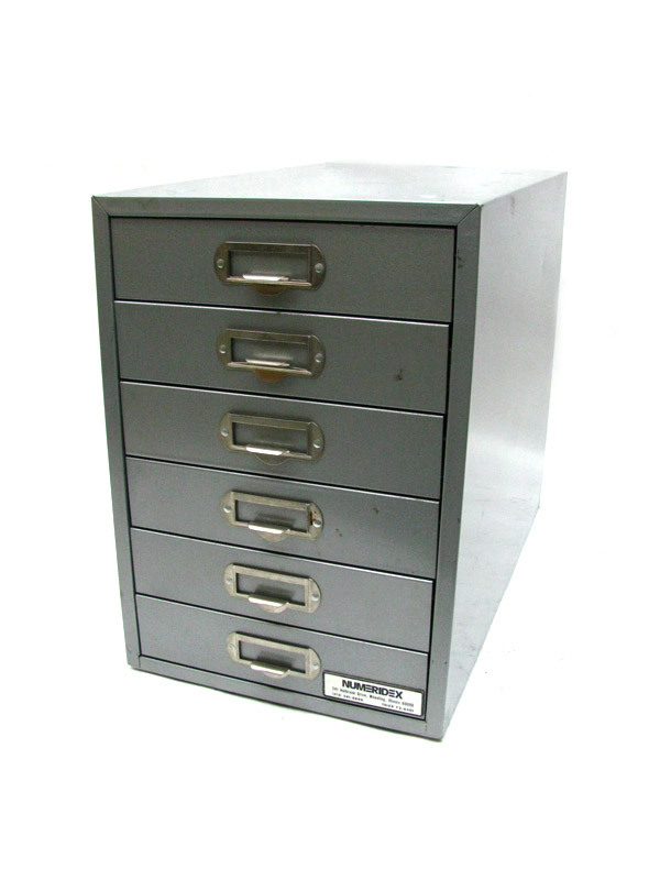 Heavy duty 6 drawer tool storage cabinet + contents