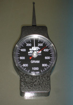 Jonard gd-100 force tension gauge 0-1000 gram 