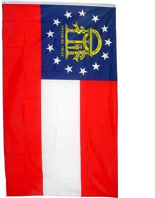New large 3X5 georgia state flag us usa american flags
