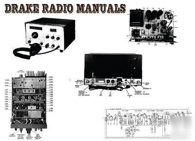 Drake radio manuals cd - 60 models 1400+ pgs collection