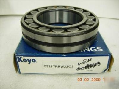 Koyo roller bearing ** 22217RRW33C3**