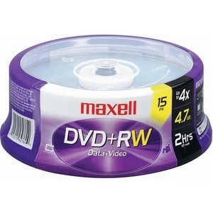 Maxell 634046 -maxell dvd+rw 4.7GB 