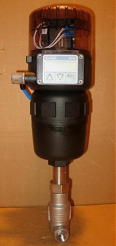 Burkert 2712 valve actuator & 8630 posistioner control