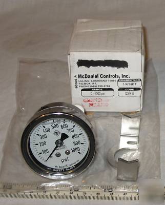 Mcdaniel controls high pressure stainless steel gauge