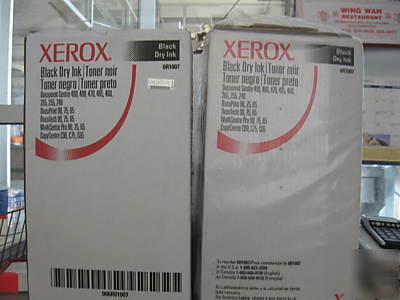 New xerox black dry ink 6R1007, 4 cartridges 