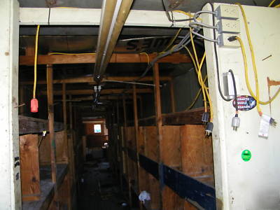 Used 48 ft tool van with electrical and shelving 