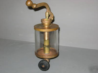 Vintage gas steam engine oiler in great condition