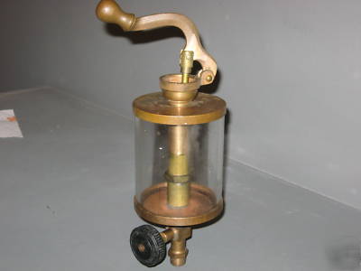 Vintage gas steam engine oiler in great condition