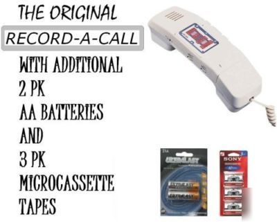 Telephone handset recorder with volume control kit