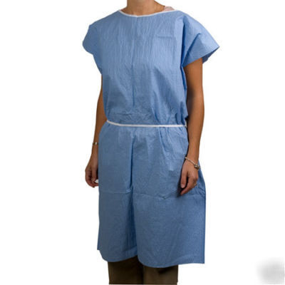 5 cases - graham medical reinforced exam gown - xl