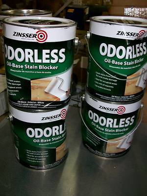 Zinsser odorless stain blocker-white #03951 - qty. 4