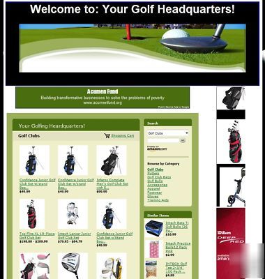 $$$ profitable golfing website 4SALE $$$