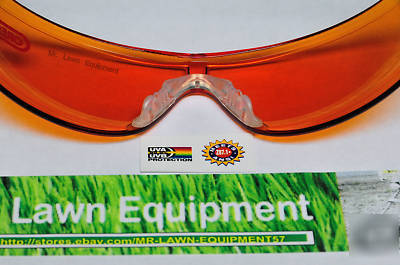 Oregon saftey glasses w/orange lens and frame