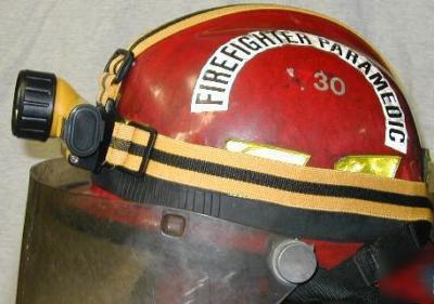 Paramedic firefighter head/helmet flashlight fire light