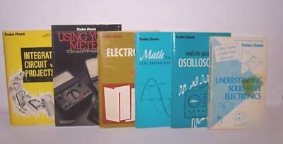 Vintage informational books electronics radio shack