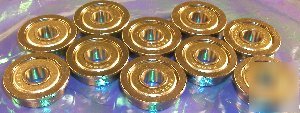 10 flanged bearing F608ZZ 8 x 22 x 7 mm metric bearings