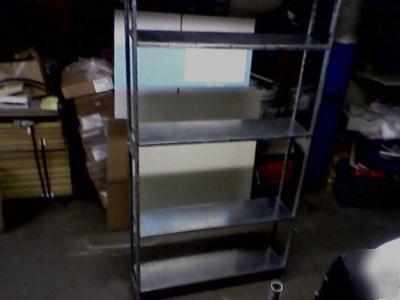 Backroom shelving metal warehouse storage 12