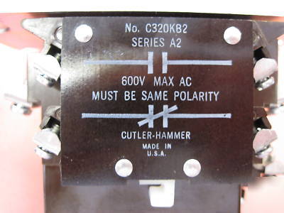 Cutler hammer C10CN2 contactor 27 amp nema size 1 qty 2