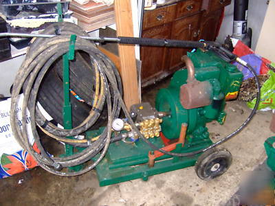 Diesel pressure washer with comet pump lister petter 