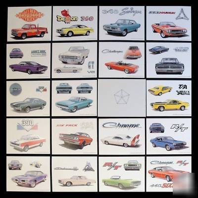 Hemi art mopardealer dodge plymouth amc chrysler nascar