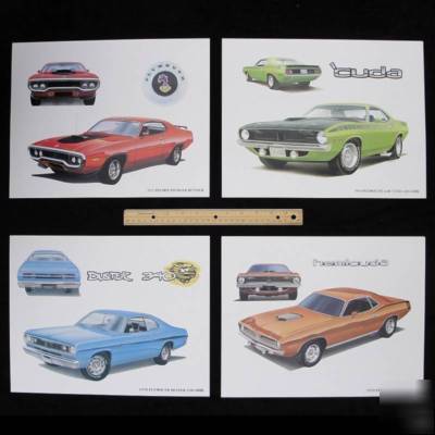 Hemi art mopardealer dodge plymouth amc chrysler nascar