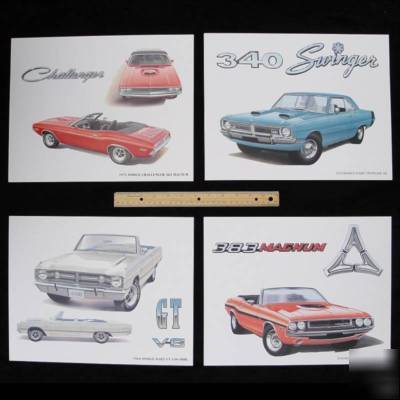 Hemi art mopardealer dodge plymouth amc chrysler nascar