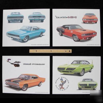 Hemi art mopardealer dodge plymouth amc chrysler nascar