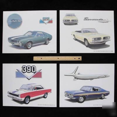 Hemi art mopardealer dodge plymouth amc chrysler nascar