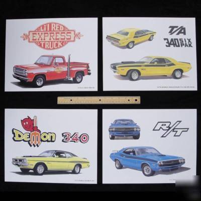 Hemi art mopardealer dodge plymouth amc chrysler nascar