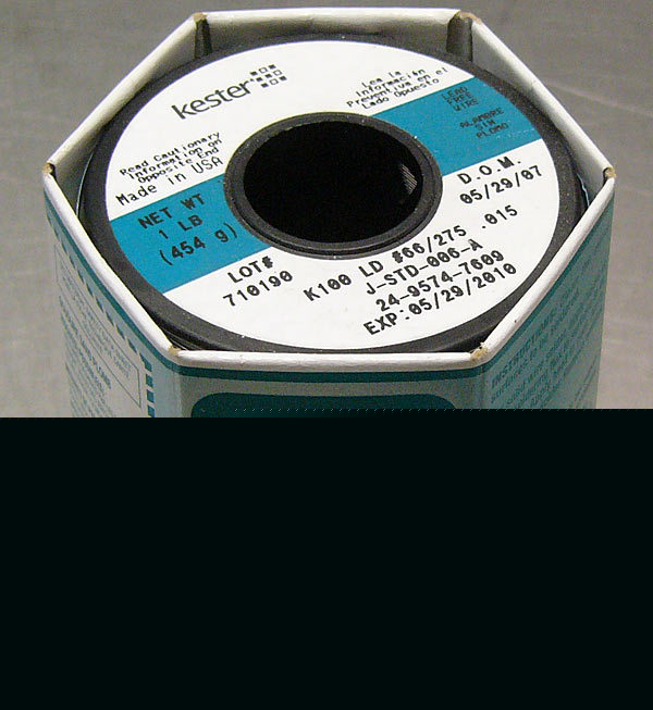 Kester 275 K100LD lead free solder .015