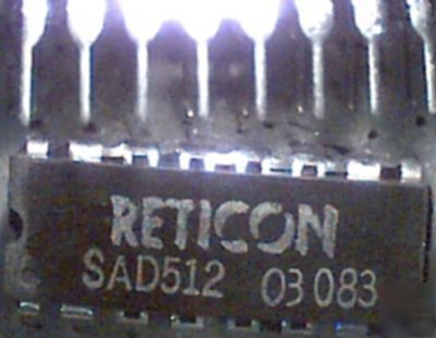 1 reticon SAD512/sad 512 analog delay line,bbd music ic