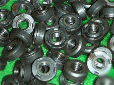 100 pc 1/4 -20 round projection weld nut welding nuts
